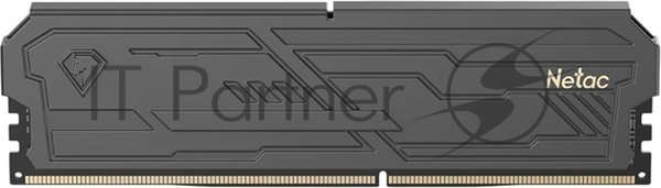 Оперативная память Netac Shadow III, DDR4, 8GB (1x8GB), 3200 MHz, CL16, с радиатором, черный