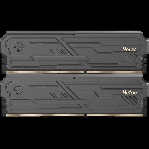 Оперативная память Netac Shadow III, DDR5, 32GB (2x16GB), 6400 MHz, CL32, с радиатором, черный
