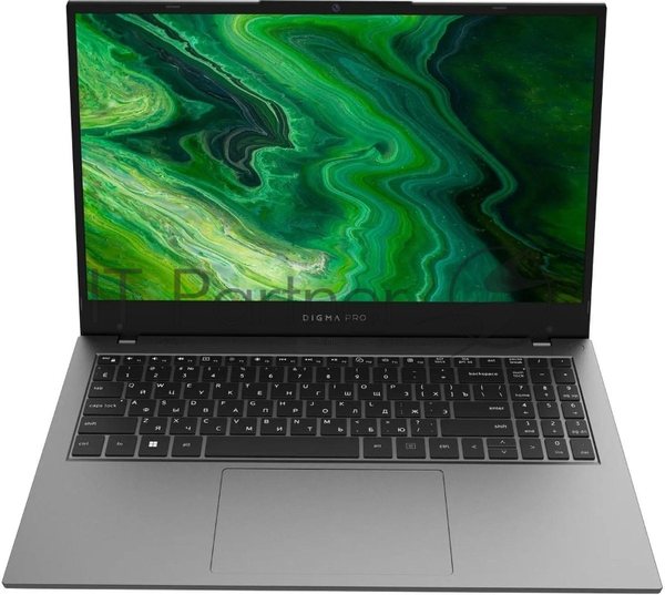Ноутбук Digma Pro Fortis M Core i3 1215U 16Gb SSD 256Gb Intel UHD Graphics 15.6" IPS FHD (1920x1080) Windows 11 Pro grey WiFi BT Cam 4250mAh (DN15P3-ACXW01)