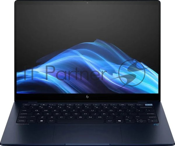 Ноутбук HP EliteBook Ultra G1q Snapdragon X Elite X1E-78-100 32Gb SSD1Tb Qualcomm Adreno 14" Touch WUXGA (2240x1400)/ENGKBD Windows 11 Pro 64 dk.blue WiFi BT Cam (9M4E3AT)