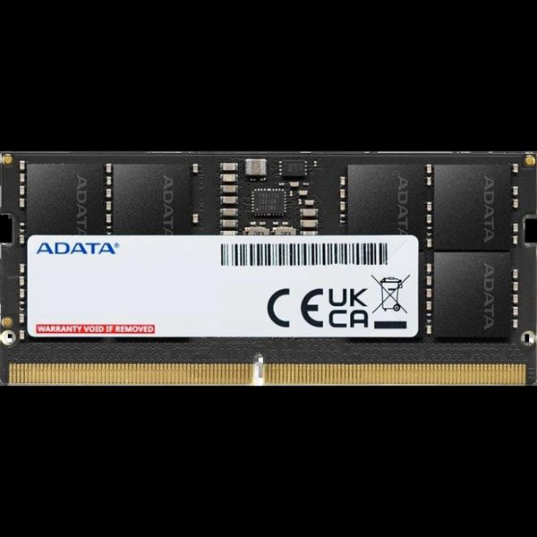 Оперативная память ADATA Premier, DDR5, 16GB (1x16GB), 5600 MHz, CL46, без радиатора, черный, SO-DIMM
