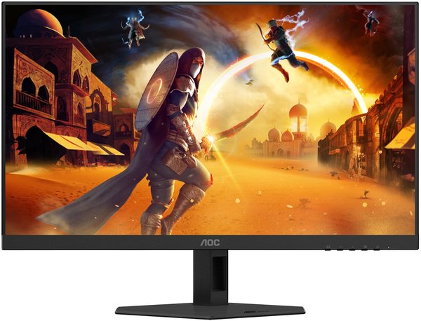Монитор 27" AOC 27G4HRE Fast IPS 1920x1080, 200 Гц, 0.5 мс, 16:9, 300 кд/м², 2xHDMI 2.0, DP 1.4, 3.5 Jack, динамики (2x2 Вт), HDR10, черный