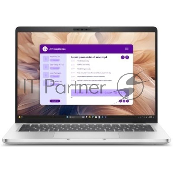 Ноутбук DELL PRO 14 Plus Intel Core Ultra 7 266V 2200MHz/14"/1920x1200/16Gb/1024Gb SSD/Intel Arc/Wi-Fi/Bluetooth/Linux (Pro14Plus-7613) Grey
