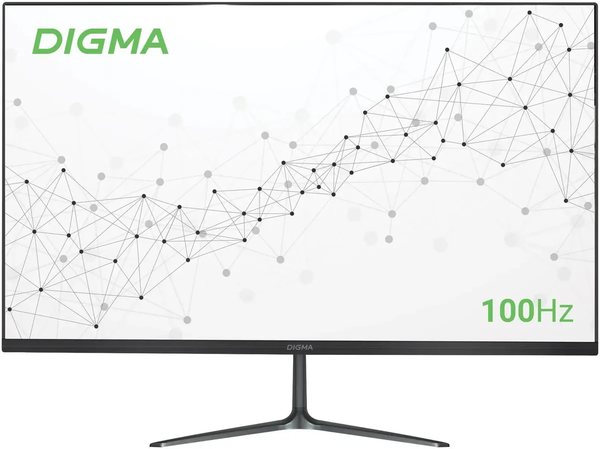 Монитор 23.8" Digma Progress 24P302F IPS 1920x1080, 100 Гц, 5 мс, 16:9, 250 кд/м², HDMI 1.4, VGA, 3.5 Jack, FreeSync, черный