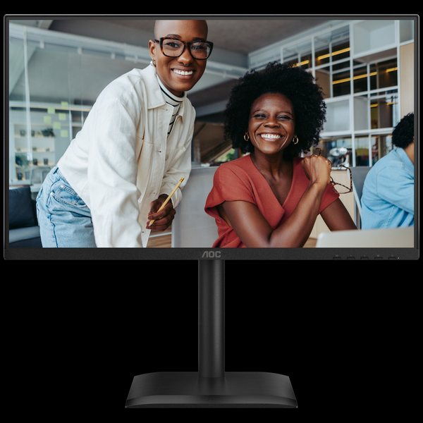 Монитор 23.8" AOC 24E4U IPS 1920x1080, 120 Гц, 4 мс, 16:9, 300 кд/м², HDMI 1.4, DP 1.2, VGA, USB-C, USB Hub (5x USB 3.2, вкл. USB-B), 3.5 Jack, динамики (2x2 Вт), HDR10, Adaptive-Sync, черный