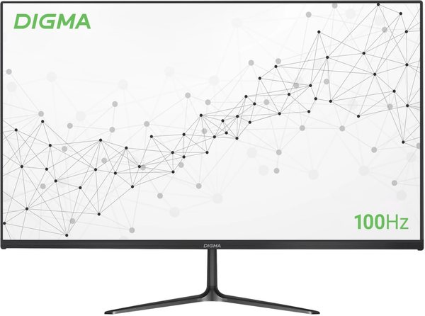 Монитор 27" Digma Progress 27P302Q IPS 2560x1440, 100 Гц, 1 мс, 16:9, 250 кд/м², HDMI 2.1, DP 1.2, FreeSync, черный