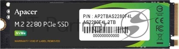 Накопитель SSD M.2 2280 1TB NVMe PCIE 5.0 x4 12000/11800 AP2TBAS2280F4L-1 APACER