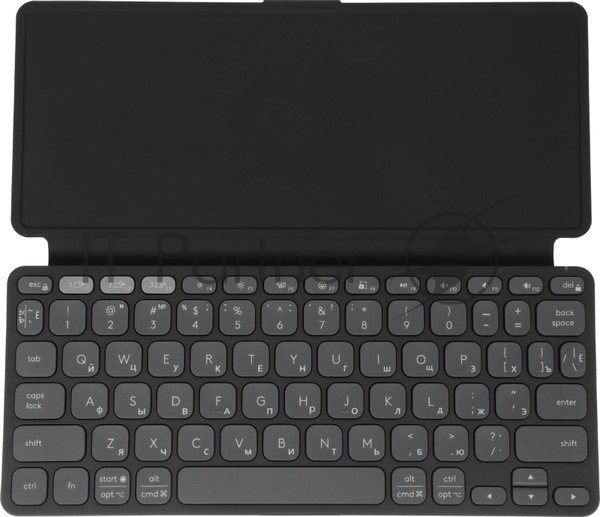 Клавиатура Logitech Keys to Go 2 беспроводная, Bluetooth, серый, английская раскладка