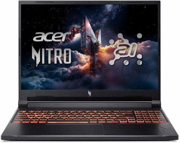 Ноутбук Acer Nitro V 16 ANV16-42-R96P Ryzen 7 260 16Gb SSD 512Gb NVIDIA GeForce RTX 5050 8Gb 16" IPS WQXGA (2560x1600) Windows 11 черный WiFi BT Cam (NH.U2NAA.003)