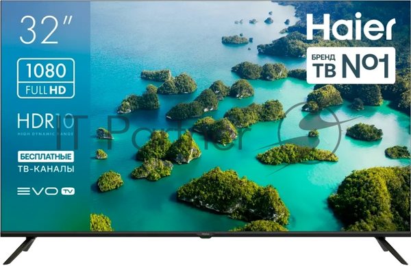 Телевизор Haier 32" DH1ZP0M00RU S2 черный LED FHD 60Hz Smart TV 1GB/16GB
