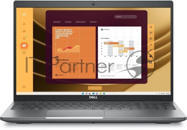 Ноутбук Dell Latitude 5550 Core i7 1355U 8Gb SSD512Gb Intel Iris Xe graphics 15.6" IPS FHD (1920x1080) Windows 11 Pro grey WiFi BT Cam (5550-7811)