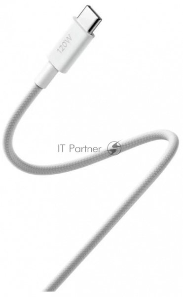 USB кабель Xiaomi 6A Braided USB-C to USB-C Cable 2m белый