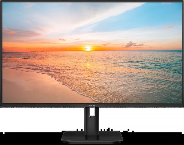 Монитор 23.8" Philips 24E1N2100A IPS 1920x1080, 120 Гц, 4 мс, 16:9, 300 кд/м², VGA, HDMI 1.4, 3.5 Jack, динамики (2x2 Вт), HDR10, Adaptive-Sync, черный