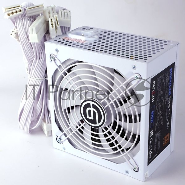 Блок питания Ginzzu MC800 14CM 80+Bronze Белый