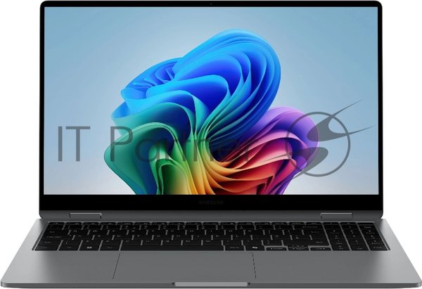 Ноутбук Samsung Galaxy Book 5 Pro 360 NP960 Core Ultra 5 226V 16Gb SSD512Gb Intel Arc 130V 16" AMOLED Touch 2.8K (2880x1800) Windows 11 Home grey WiFi BT Cam (NP960QHA-KG3IN)