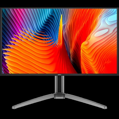 Монитор 26.5" Dahua DHI-LM27-GO34A QD-OLED 2560x1440, 240 Гц, 0.03 мс, 16:9, 400 кд/м², 2xHDMI 2.1, DP 1.4, 3.5 Jack, динамики (2x5 Вт), HDR10, серый
