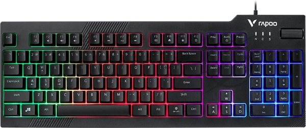 Клавиатура Rapoo V50S проводная, USB Type-A, чёрный