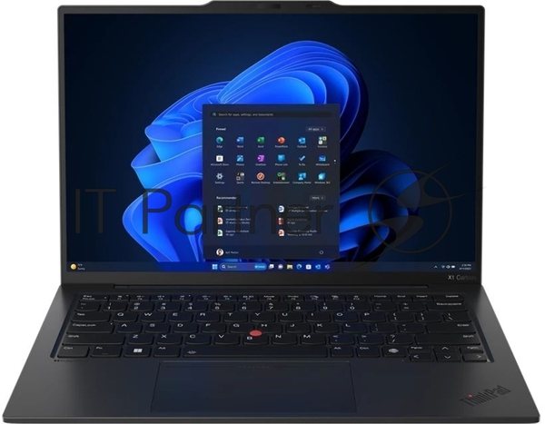 Ноутбук Lenovo ThinkPad X1 Carbon G12 Core Ultra 7 155U 32Gb SSD512Gb Intel Graphics 14" IPS WUXGA (1920x1200) Windows 11 Pro 64 black WiFi BT Cam (21KC0046US)