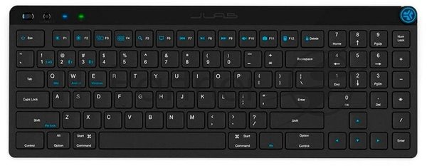 Клавиатура JLab JBuds Keyboard беспроводная, Bluetooth, радиоканал, чёрный