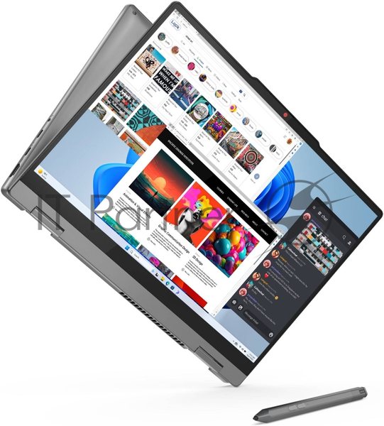 Ноутбук Lenovo IdeaPad 5 14IRH9 Core i5 13420H 16Gb SSD512Gb Intel UHD Graphics 14" IPS Touch WUXGA (1920x1200) без ОС grey WiFi BT Cam (83KX0042PS)