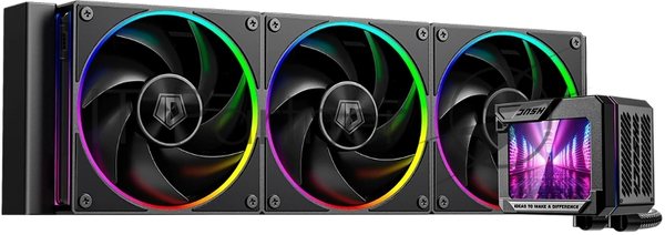 Система водяного охлаждения ID-Cooling DL360 Max ARGB Soc-AM5/AM4/1200/1700/1851 черный 4-pin 14-31.2dB Al LCD 350W Ret
