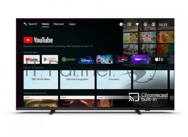 Коммерческий телевизор Philips 65HFL4518U/12 65", 4K Ultra HD LED, 350 кд/м2, Android, CMND