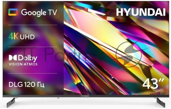 Телевизор Hyundai 43" H-LED43BU7011 черный LED 4K UHD 60Hz Smart TV 2GB/16GB
