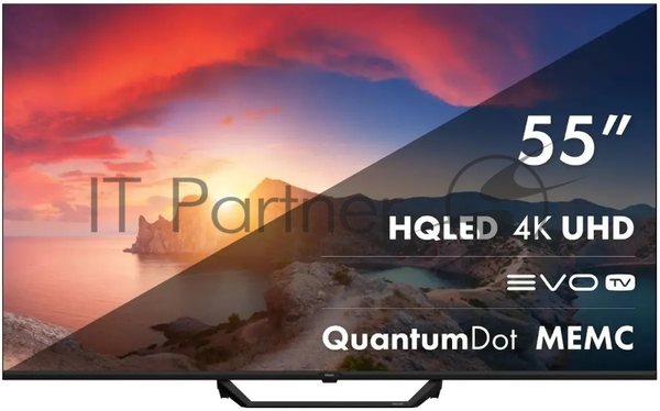 Телевизор Haier 55" DH1VMKD03RU S2 Pro черный QLED 4K UHD 60Hz Smart TV 2GB/16GB