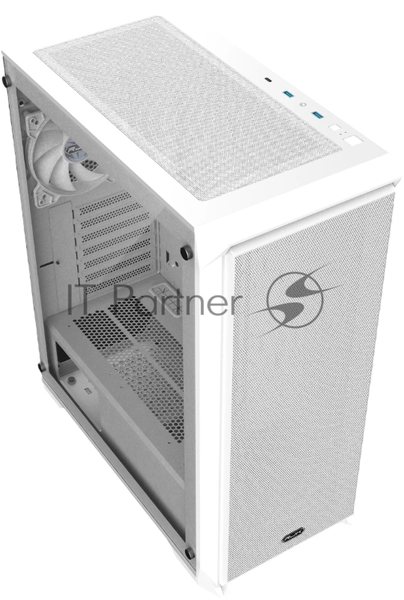 Корпус без блока питания Raijintek ARCADIA 41, Midi-Tower, TG, 1x120мм, 2xUSB-A 3.0 + 1xUSB-C, ATX, mATX, mITX White