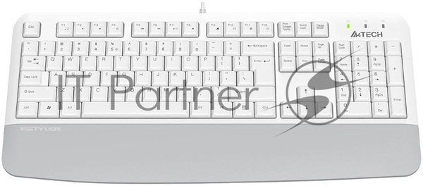 Клавиатура A4Tech Fstyler FK20 проводная, USB Type-A, белый