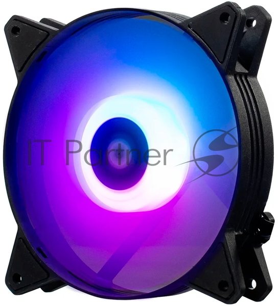 Кулер Lyambda LAC-01 (чёрный, ARGB, 1100 RPM, 20.3 dBA, 36.54 CFM, 4-Pin/5v ARGB)