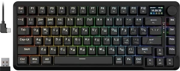 Клавиатура беспроводная Defender Redragon Flekact Pro black (USB/BT, 81 клавиша)