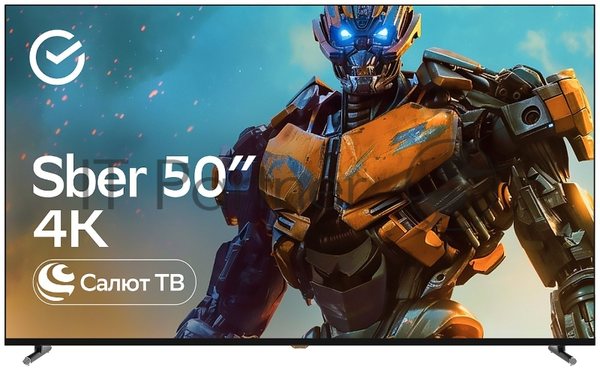 Телевизор Sber 50" SDX-50UQ6032 темно-серый DLED UHD Smart TV SBER