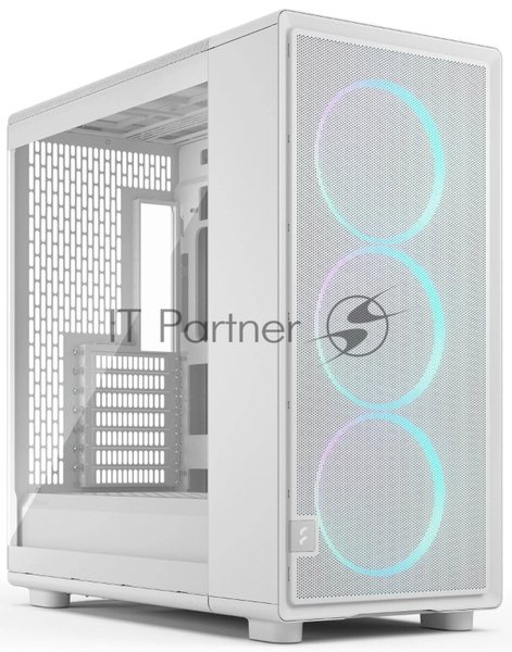Корпус Fractal Design Epoch XL White TG RGB Clear Tint, Full-Tower, белый, 3 x 140 мм