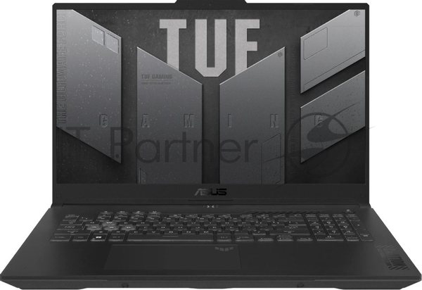 Ноутбук ASUS TUF Gaming FA707NUQ-HX010/17.3"/IPS/AMD Ryzen 7 170/16Gb/512Gb SSD/NVIDIA GeForce RTX 4050 6Gb/noOS/черный/2.6kg