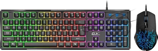 Комплект клавиатура+мышь Genius Scorpion KM-GX3 проводной, USB, 2400 DPI, черный