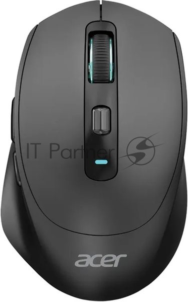 Мышь Acer OMR504 черный оптическая 3200dpi silent беспров. BT/Radio USB 4but (ZL.MCE11.01D)