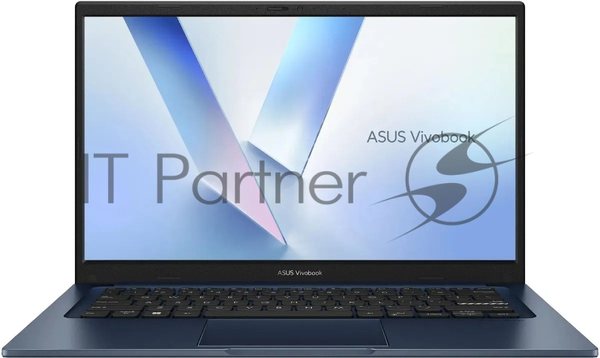 Ноутбук Asus VivoBook 14 X1404VA-I712512 Core i7 1355U 12Gb SSD512Gb Intel UHD Graphics 14" IPS FHD (1920x1080) Windows 11 Home Multi Language blue WiFi BT Cam (90NB10I1-M016A0)
