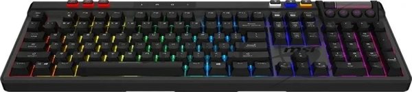 Клавиатура MSI STRIKE Pro W Silent механическая серый/черный USB Multimedia for gamer LED (подставка для запястий) (S11-43RU210-CLA)