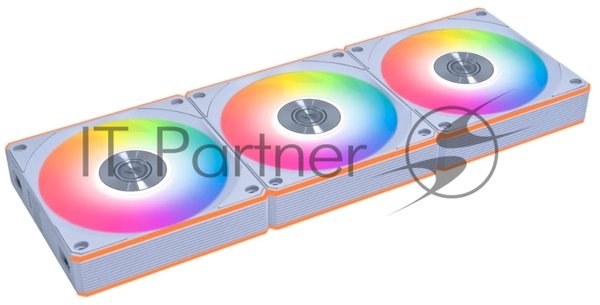 Вентилятор для корпуса Lian-Li Uni Fan CL Wireless 120 ARGB 124х120x28 белый 4-pin 29.8дБ (упак.:3шт) (G99.12CL1W3W.R0) Ret
