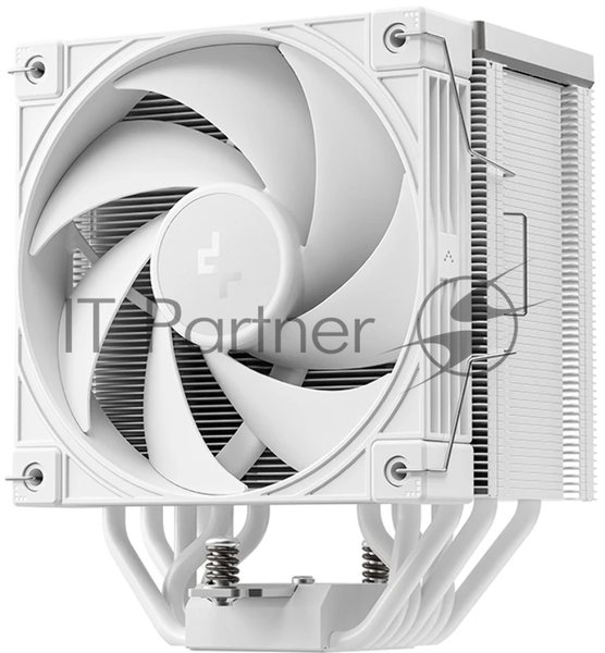 Кулер для процессора DEEPCOOL AK700 DIGITAL WH LGA1851/1700/1200/115X/AM5/AM4 (9шт/кор, TDP 260W, PWM, Fan 120mm, 7 тепл. трубок, Copper Base, белый) RET
