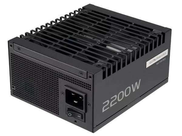 Блок питания ASUS Pro WS 2200W, 2200Вт, 80+ Platinum, 135мм, модульный, черный