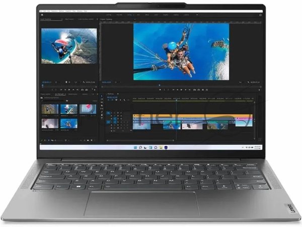 Ноутбук Lenovo Yoga Slim 6 14IRH8 Intel Core i7 13700H 2400MHz/14"/2240x1400/16GB/512GB SSD/Intel Iris Xe Graphics/Wi-Fi/Bluetooth/Windows 11 Home (83E00054RU) Grey