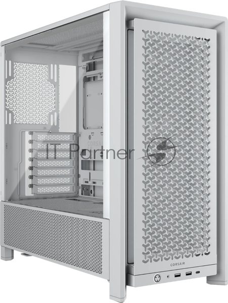 Корпус Corsair Frame 4000D RS White, Midi-Tower, белый, 3 x 120 мм