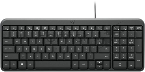 Клавиатура Logitech K106 проводная, USB Type-A, чёрный