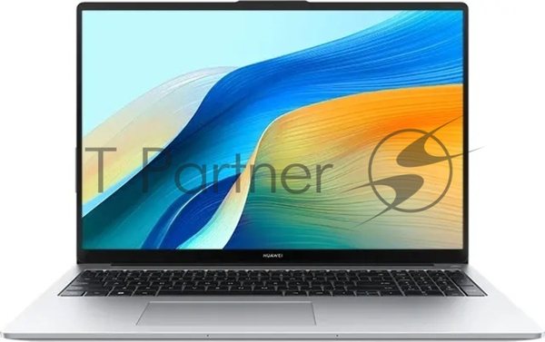 Ноутбук Huawei MateBook D 16 MCLG-X/16"/IPS/Intel Core i5-13420H/16Gb/1Tb SSD/Intel UHD Graphics/Без ОС/серебристый/1.72kg