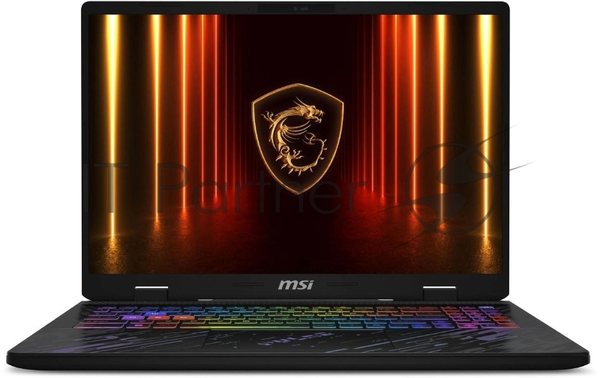 Ноутбук MSI Pulse A16 AI+ C3HWFKG-031XRU/16"/IPS/AMD Ryzen AI 7 350/32Gb/1Tb SSD/NVIDIA GeForce RTX 5060 8Gb/DOS/черный/2.5kg
