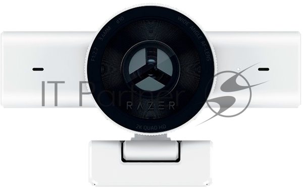 Веб-камера Razer Kiyo V2 X White 2560x1440, 60 кадр/с, USB, микрофон, шторка приватности, автофокус, крепление на мониторе