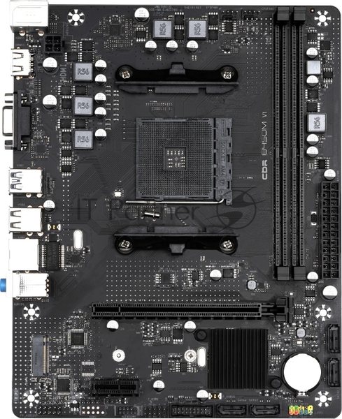 Материнская плата CBR B550M OEM, AM4, AMD B550, 2xDDR4, 4xSATA, 1xM.2, 1xPCIe 4.0 x16, 1xPCIe x1, 1xVGA, 1xHDMI, 1x1Gb LAN, 2xUSB-A 5Gbps, 4xUSB-A 2.0, 3x3.5 мм, 7.1, mATX