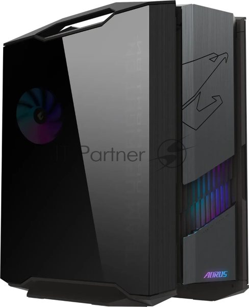 Корпус Gigabyte AORUS C601G Glass Black, Full-Tower, чёрный, закалённое стекло, ARGB подсветка, 4 x 140 мм (3 спереди, 1 сзади)